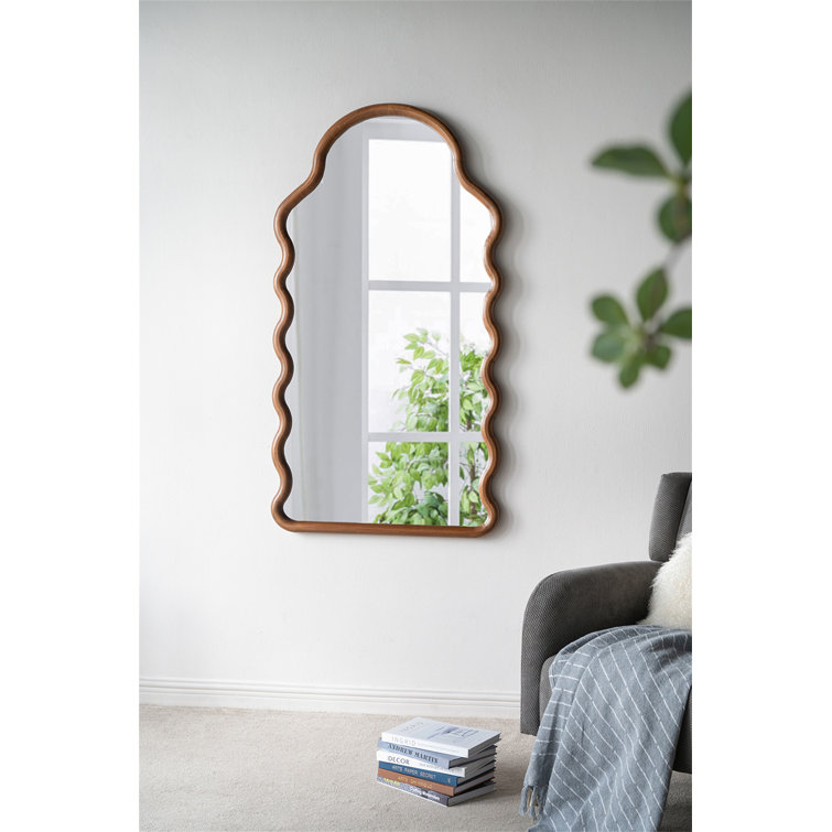 開店記念セール！ | Mirror Wall Curved Wood Pine Harrisburg Joss Main & 額縁